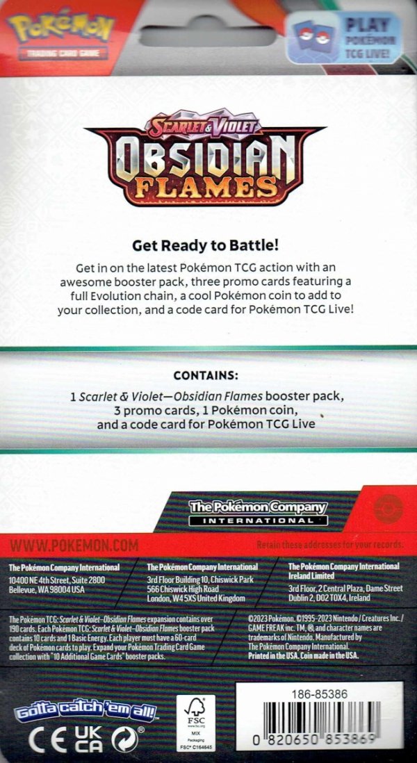 Pokémon TCG: Scarlet &amp; Violet - Obsidian Flames - Premium Checklane Annihilape