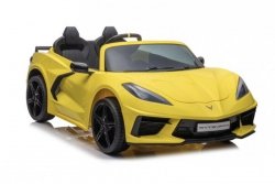 Dwuosobowe Auto Na Akumulator Corvette Stingray TR2203 do 50 kg Żółte