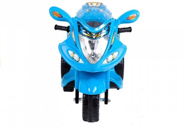 Trzykołowy Motorek na akumulator ŚWIATŁA DŹWIĘKI BJX niebieski