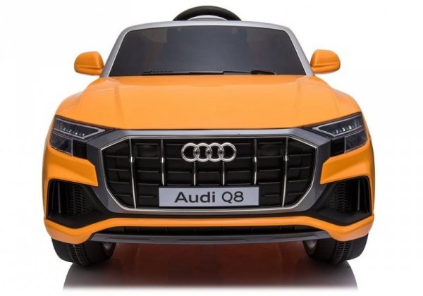 AUDI Q8 S-line LIFT 2020 auto na akumulator dla dzieci + PILOT RC JJ2066 Żółty Lakierowany