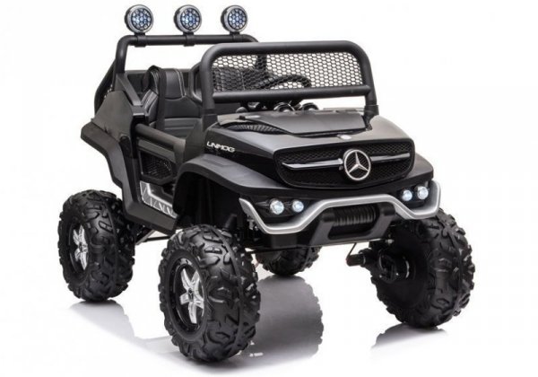 Buggy Mercedes UNIMOG Concept S 4x4 12V Lakierowany Czarny Auto na akumulator