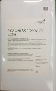 OSMO 420 olej ochronny UV extra bezbarwny 25l