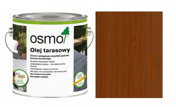 OSMO 016 olej specjalny do tarasów BANGKIRAI CIEMNY  2,5l