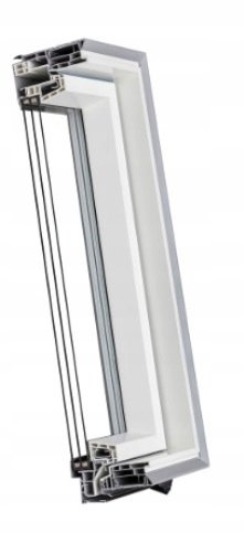 OKNO DACHOWE OPTILIGHT ŁAZIENKOWE PVC 78x118 TLP U4 3 SZYBOWE + KOŁNIERZ
