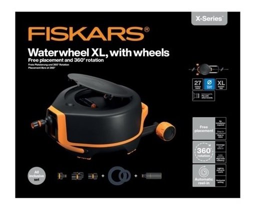 FISKARS Automatyczny bęben z wężem X-Series XL, z kółkami 1067548