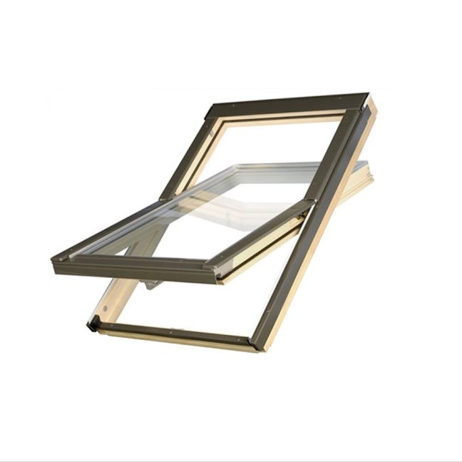 OKNO DACHOWE KRONMAT OPTILIGHT 78x98 B Z KOŁNIERZEM DO POKRYĆ PŁASKICH