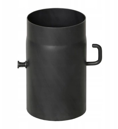 Szyber spalinowy czarny fi 130 - 25 cm