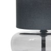 ITALUX EPIRO TTB-43648-BL-SG LAMPKA STOŁOWA NOCNA CZARNA GRAFITOWA