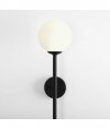 ALDEX BOSSO WALL BLACK 1087C1 KINKIET CZARNY MINIMALISTYCZNY KULA BIAŁA