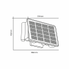 MILAGRO Kinkiet Solarny Alf 50lm 6000K