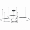 Lampa wisząca Saturno Black 120W LED