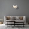 MILAGRO ML3802 LAMPA WISZĄCA LUNA SZKLANA Z KRYSZTAŁKAMI GLAMOUR