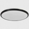 MILAGRO Plafon TERMA BLACK 28W LED IP44 Ø360 mm