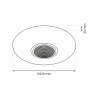 Plafon VELA SMART Ø420 mm 24W LED