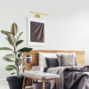 MILAGRO Kinkiet PINTO SATIN GOLD 7W LED 30cm