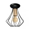 MILAGRO Lampa sufitowa WILL BLACK 1xE27