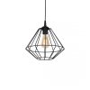 Lampa wisząca COLIN BLACK 1xE27