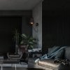 MILAGRO Kinkiet VICTORIA BLACK 1xE27