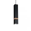 MILAGRO Lampa wisząca VIDAR BLACK 1xGU10