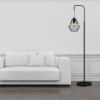MILAGRO Lampa stojąca CLIFF BLACK 1xE27