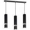 MILAGRO Lampa wisząca VIDAR BLACK/CHROME 3xGU10