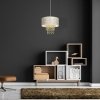 MILAGRO Lampa wisząca ALMERIA WHITE/GOLD 1xE27