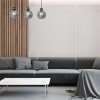 MILAGRO MLP6531 OMEGA BLACK LAMPA WISZĄCA CZARNO ZŁOTA GRAFITOWE KLOSZE KULE