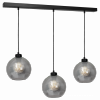 MILAGRO MLP65800 SOFIA SMOKED LAMPA WISZĄCA SZKLANE KULE GRAFITOWE
