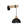 MILAGRO Kinkiet ERIK Black/Wood 1XE27
