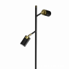 MILAGRO Lampa podłogowa JOKER BLACK/GOLD 1xGU10