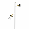 MILAGRO Lampa podłogowa JOKER WHITE/GOLD 1xGU10
