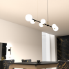 MILAGRO MLP7846 POP LAMPA WISZĄCA NAD STÓŁ CZARNO ZŁOTA KULE BIAŁE 