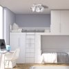 MILAGRO Lampa sufitowa OVAL WHITE 3xE27