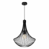 MILAGRO Lampa wisząca CESTA BLACK 1xE27