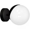 MILAGRO KINKIET MLP8854 SFERA BLACK KINKIET CZARNY BIAŁA KULA KLOSZ MLECZNY