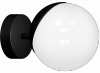 MILAGRO KINKIET MLP8854 SFERA BLACK KINKIET CZARNY BIAŁA KULA KLOSZ MLECZNY
