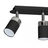 MILAGRO Lampa sufitowa JOKER BLACK 3xGU10