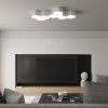 Plafon SUNDE 13 biały lampa na sufit PVC abażur geometryczna nowoczesna E27 LED SOLLUX LIGHTING