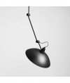 ALDEX MELOS BLACK GOLD 808PL_G1_Z LAMPA SUFITOWA INDUSTRIALNA CZARNO ZŁOTA METALOWA NA WYSIĘGNIKU 