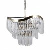 ITALUX SABRIGA PND-44544-8 LAMPA WISZĄCA PATYNA Z KRYSZTAŁAMI DO SALONU