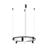 LAMPA WISZĄCA CZARNA KLOSZE KULE NA KOLE Z BIAŁYMI KLOSZAMI KULAMI DO SALONU SYPIALNI 5006 ORBIT ZUMALINE