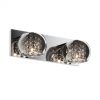ZUMA LINE KINKIET KRYSZTAŁOWY Z KRYSZTAŁKAM PODWÓJNY CHROM W0076-02A-B5FZ CRYSTAL