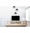 Lampa wisząca ze szklanymi kloszami - OSLO 2230/3/OW/B LIGHT HOME