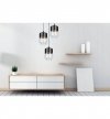 Lampa wisząca ze szklanymi kloszami - OSLO 2231/3/OW/B LIGHT HOME