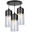 Lampa wisząca ze szklanymi kloszami - OSLO 2232/3/OW/B LIGHT HOME