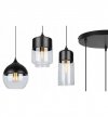 Lampa wisząca ze szklanymi kloszami - OSLO 2234/3/OW/B/MIX LIGHT HOME
