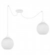 LAMPA WISZĄCA SPIDER PAJĄK KULE BIAŁE ELIZA HOME LIGHT HOME