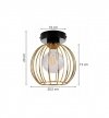 Reflektor sufitowy  - MONA 2180/KB LIGHT HOME