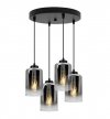 Lampa wisząca ze szklanymi kloszami - HELLA 2320/4/OW LIGHT HOME