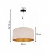 Lampa wisząca z abażurami - MEDIOLAN 2360/1/JBZ LIGHT HOME